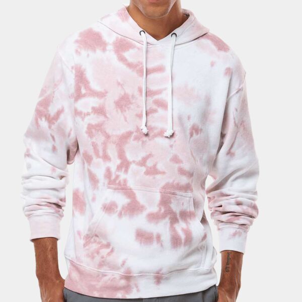 Tie-Dyed Fleece Hooded Sweatshirt Thumbnail