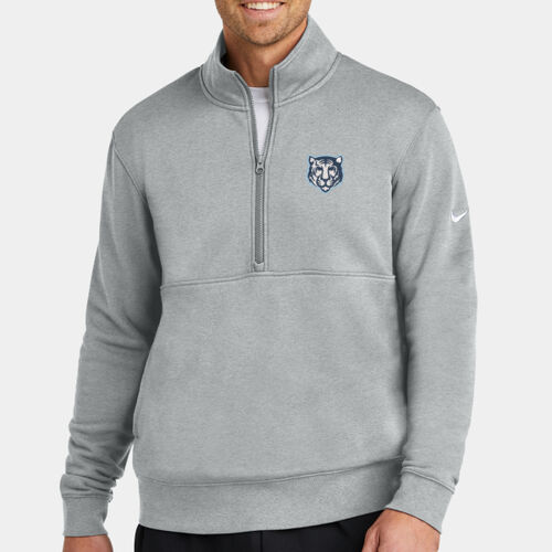 Club Fleece Sleeve Swoosh Embroidered 1/2 Zip Thumbnail