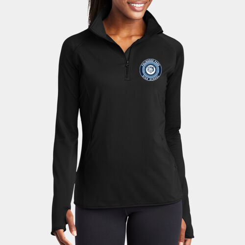 Ladies Sport Wick ® Stretch 1/4 Zip Pullover Thumbnail