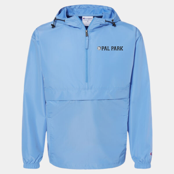 Hooded Packable Quarter-Zip Jacket Thumbnail